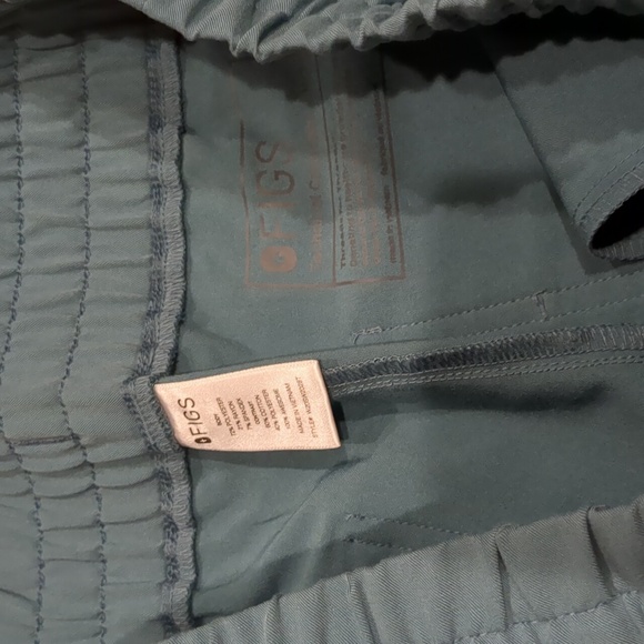 Figs Technical Collection Teal Joggers Size Medium - Picture 5 of 5